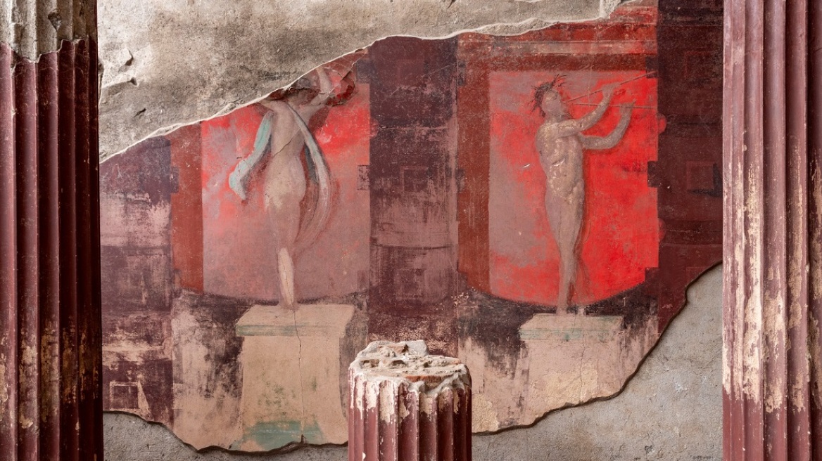 Πομπηία: Ανακαλύφθηκαν τοιχογραφίες του 40 π.Χ. που απεικονίζουν τελετή του Θεού Διονύσου