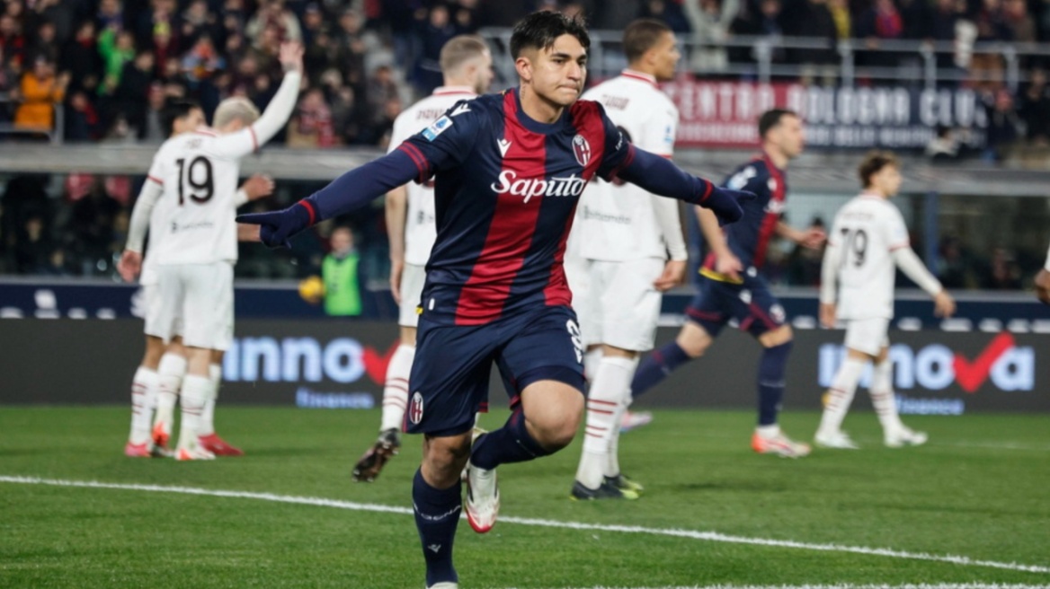 Serie A: Πάτησε εξάδα με ανατροπή η Μπολόνια, 2-1 την Μίλαν - Δείτε τα γκολ