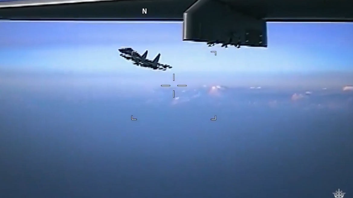 Ρωσικό αεροσκάφος παρενόχλησε τρεις φορές γαλλικό drone πάνω από τη Μεσόγειο - Δείτε βίντεο