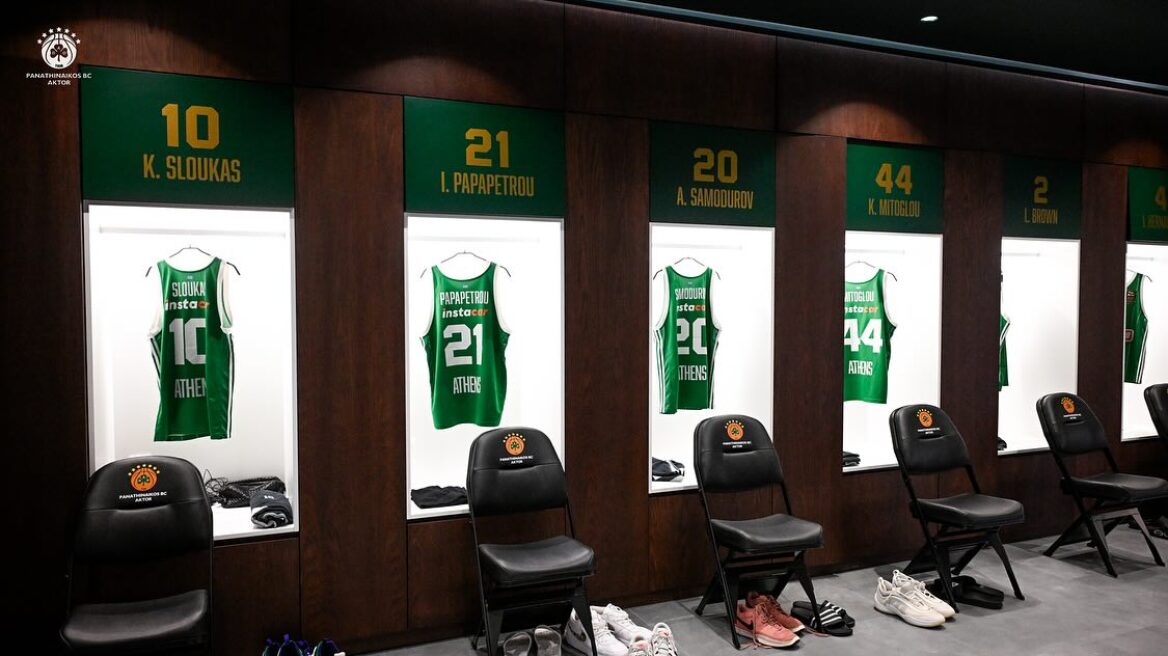 Παναθηναϊκός: Δείτε βίντεο από τα νέα εντυπωσιακά αποδυτήρια στο κλειστό του ΟΑΚΑ