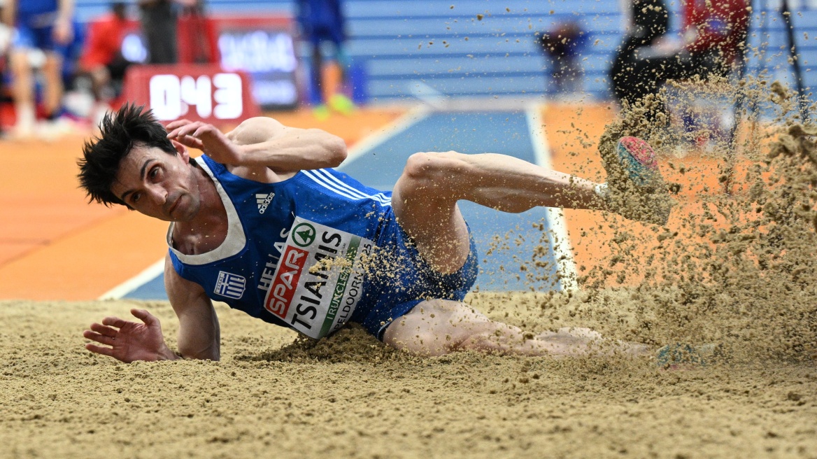 Ευρωπαϊκό κλειστού: Ο Τσιάμης 13ος στον προκριματικό του τριπλούν, εκτός τελικού η Γκούσιν