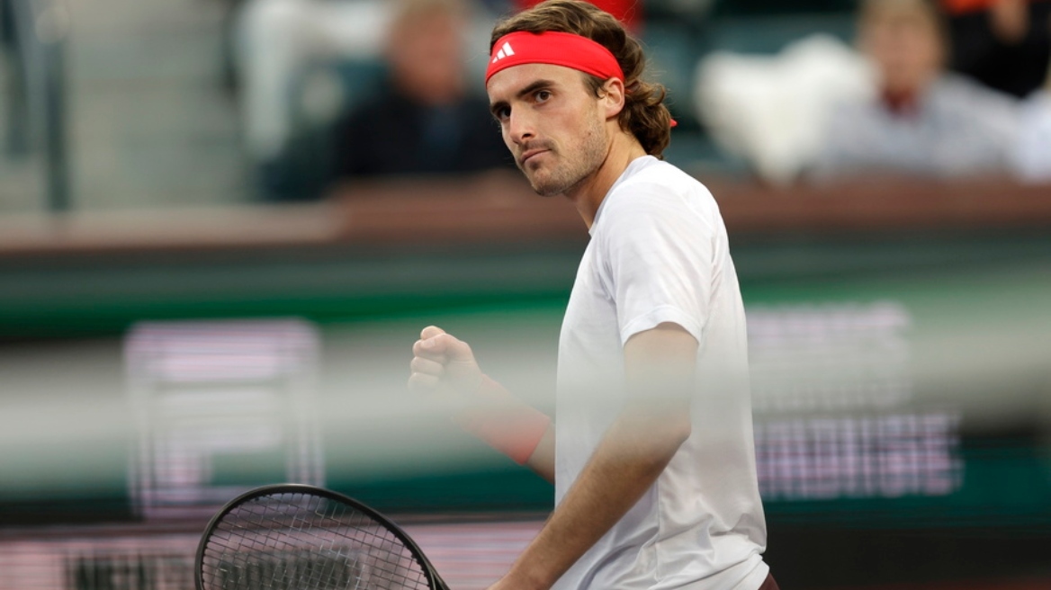 Στέφανος Τσιτσιπάς: Ξεκίνησε καλά στο Indian Wells, νίκησε 2-0 σετ τον Γουάιλντ 