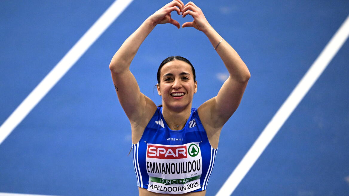 Στη 17η θέση η Εμμανουηλίδου στα 60 μ. στο Ευρωπαϊκό πρωτάθλημα κλειστού στίβου 