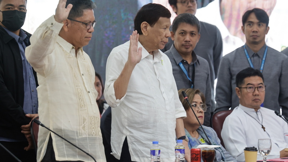 Συνελήφθη ο πρώην πρόεδρος των Φιλιππίνων Ροντρίγκο Ντουτέρτε με ένταλμα του Διεθνούς Ποινικού Δικαστηρίου