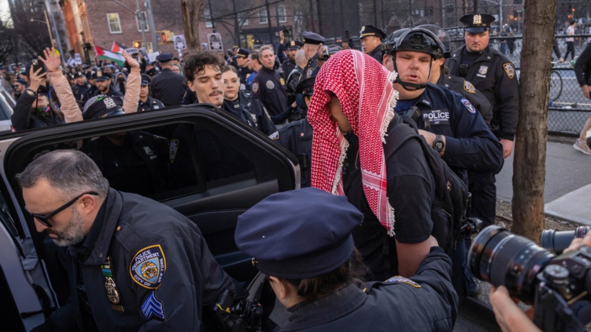 Επεισόδια και συλλήψεις σε διαδηλώσεις υπέρ του Παλαιστίνιου φοιτητή του Κολούμπια που θέλει να απελάσει ο Τραμπ 
