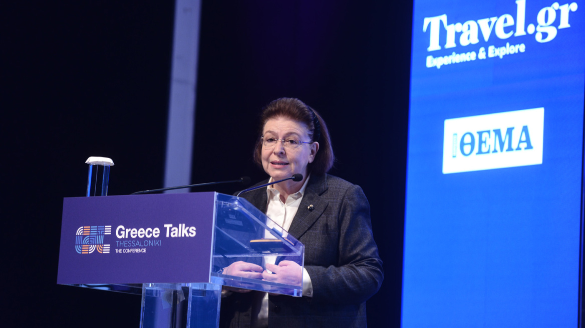 Λίνα Μενδώνη στο Greece Talks Thessaloniki: Η επιλογή «και Μετρό και αρχαία» έκοψε το γόρδιο δεσμό