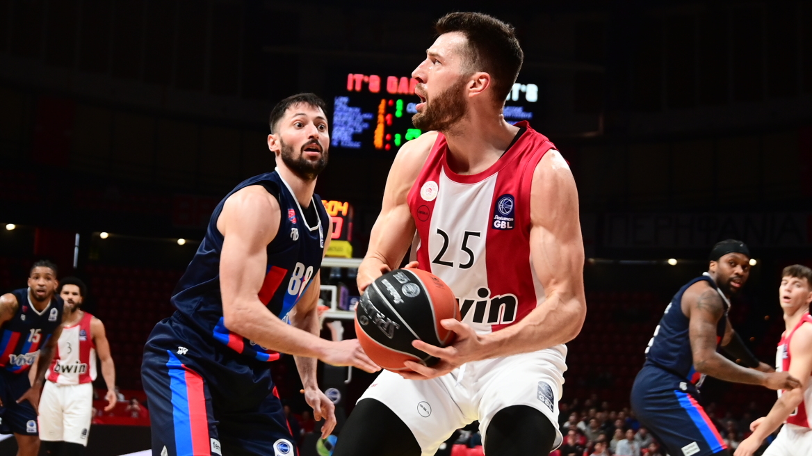 Ολυμπιακός - Πανιώνιος 95-64: Σαν σε προπόνηση οι... λαβωμένοι ερυθρόλευκοι - Βίντεο 