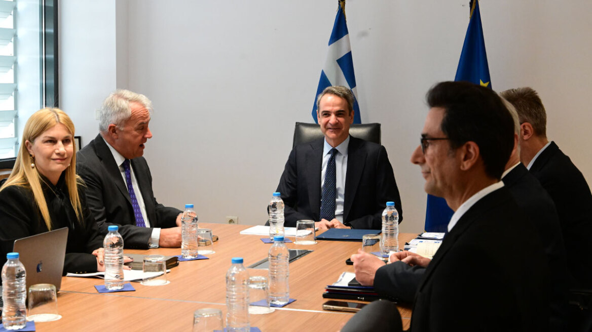 Στο υπουργείο Μετανάστευσης ο Κυριάκος Μητσοτάκης - Δείτε φωτογραφίες 