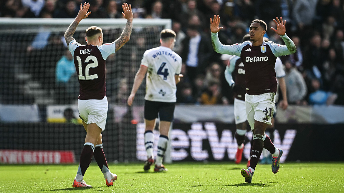 Στους «4» του Κυπέλλου Αγγλίας η Άστον Βίλα, 3-0 την Πρέστον - Δείτε τα γκολ 