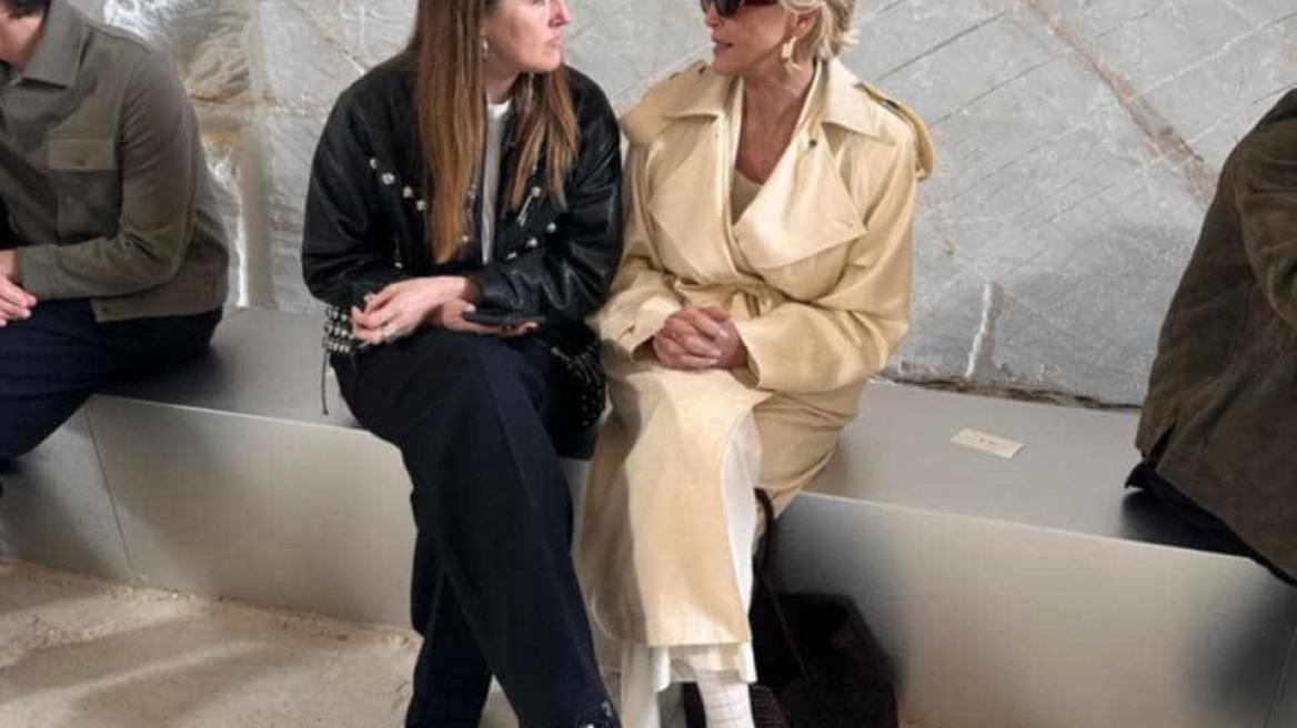 H Σάρον Στόουν και ο Έιντριεν Μπρόντι βρίσκονται στην Αθήνα για να παρακολουθήσουν το runway show της COS