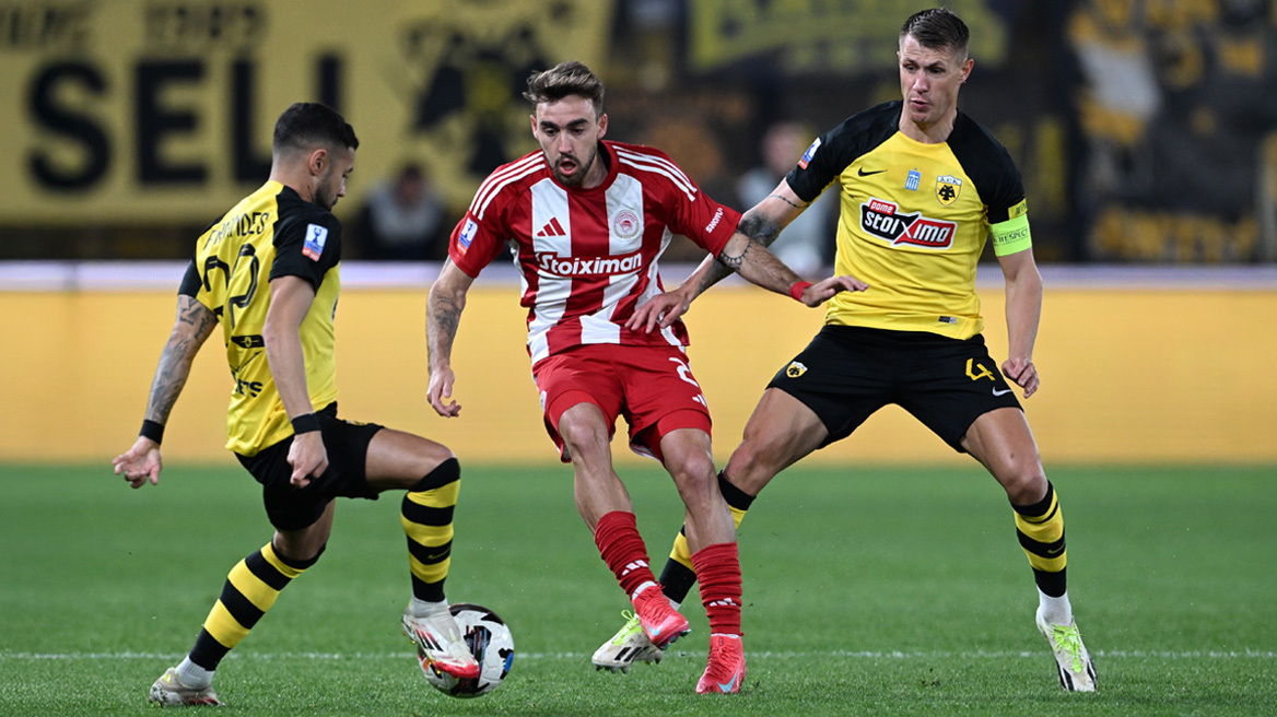 ΑΕΚ - Ολυμπιακός 2-0: Η Ένωση τη νίκη, οι ερυθρόλευκοι στον τελικό του Κυπέλλου - Δείτε τα γκολ 