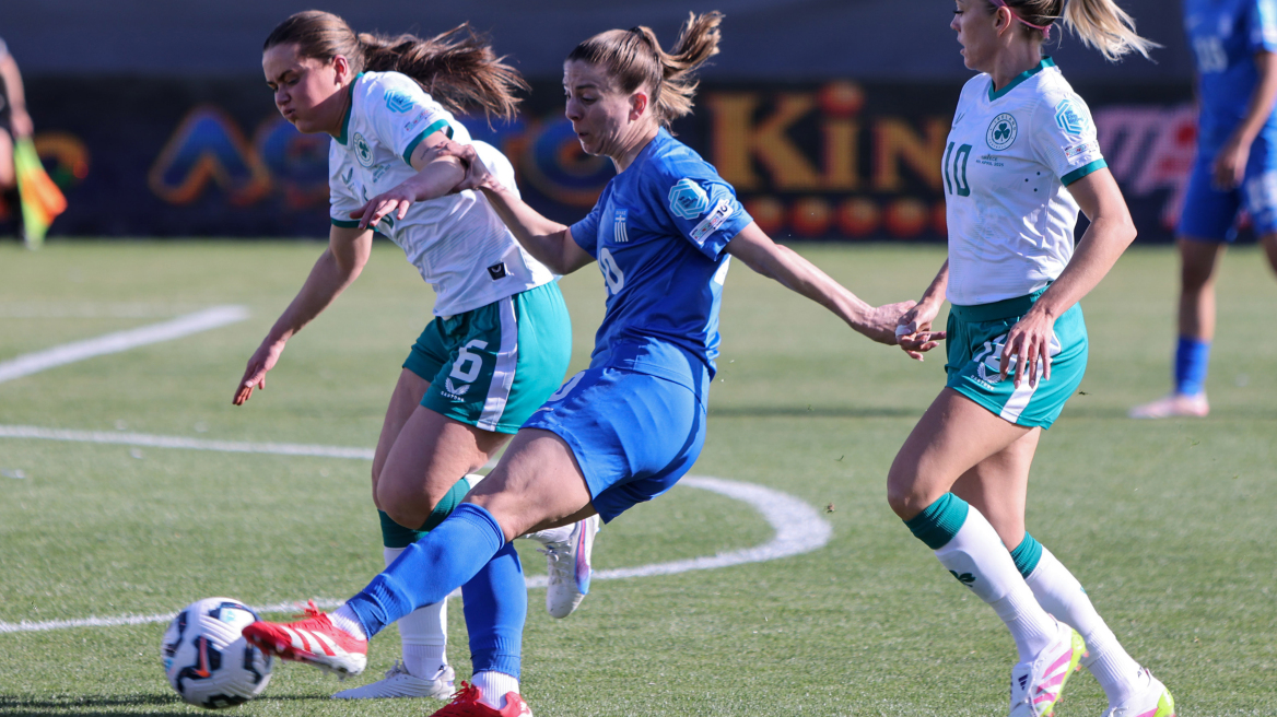 Women's Nations League, Ελλάδα-Ιρλανδία 0-4: «Βαριά» ήττα στο Ηράκλειο - Δείτε τα γκολ 