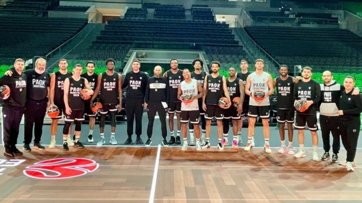 ΠΑΟΚ: Στο glass floor του ΟΑΚΑ η προπόνηση του Δικεφάλου ενόψει ΑΕΚ