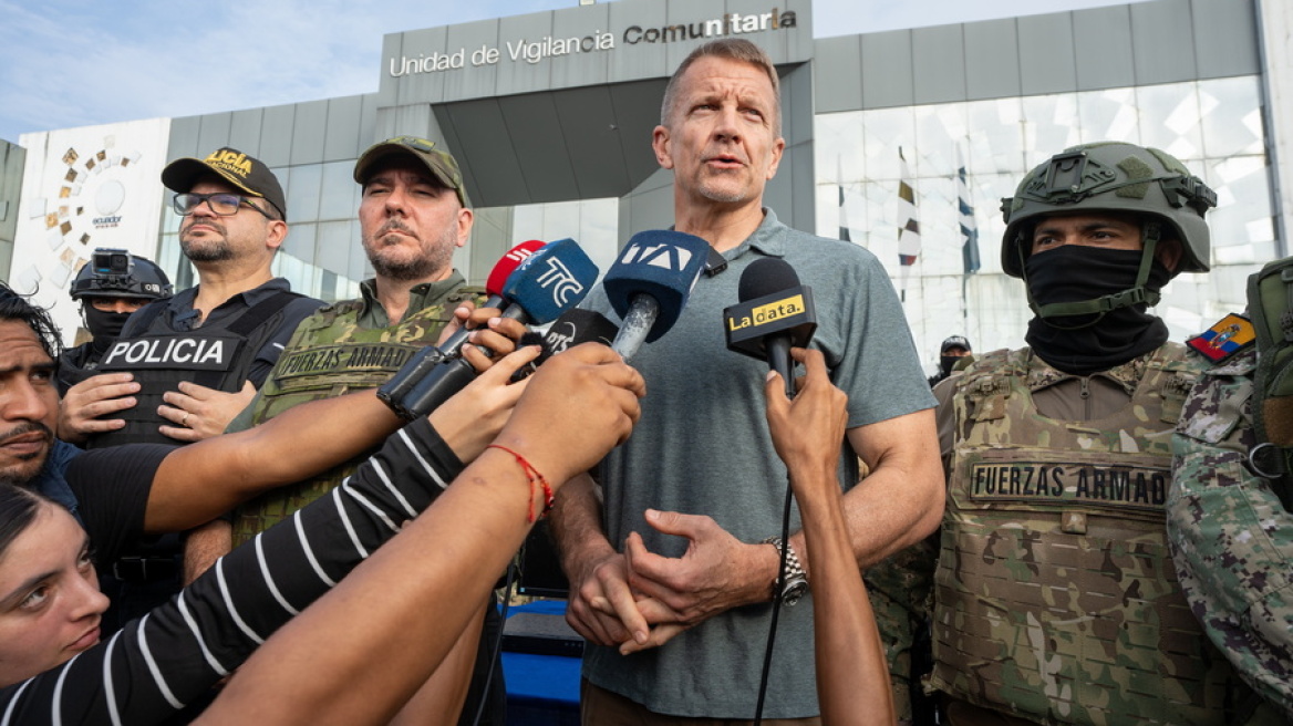 Τον ιδρυτή της Blackwater «επιστράτευσε» ο Ισημερινός για επιχείρηση κατά των ναρκωτικών