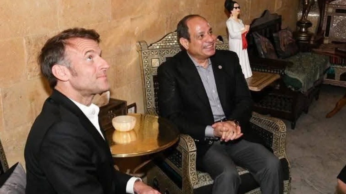 Μακρόν από την Αίγυπτο: Η Χαμάς δεν πρέπει να έχει κανένα ρόλο στη διακυβέρνηση της Γάζας