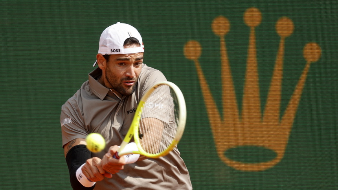 Monte Carlo Masters: Φοβερό ράλι 48 χτυπημάτων στο παιχνίδι του Ζβέρεφ με τον Μπερετίνι με νικητή τον Ιταλό - Δείτε βίντεο