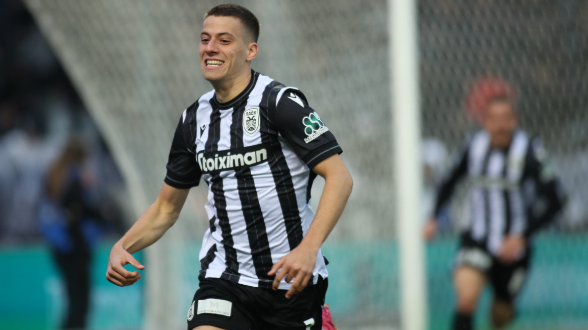 Το γκολ του Κωνσταντέλια ήταν το 100ο του ΠΑΟΚ κόντρα στον Ολυμπιακό στην Τούμπα - Βίντεο