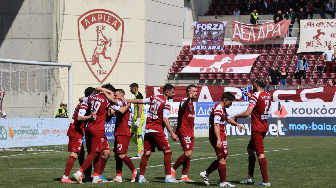 Έκρυψε τη μπάλα στη φιέστα ανόδου η ΑΕΛ, 5-0 τον ΠΑΣ Γιάννινα - Δείτε τα γκολ 