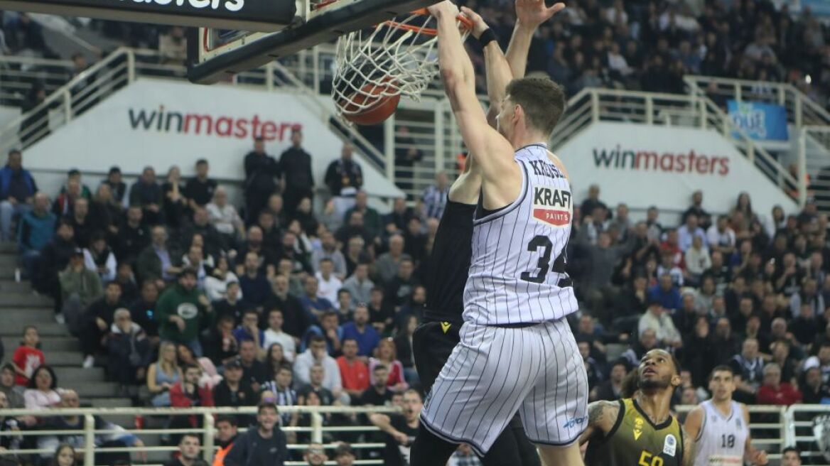 Basket League, ΠΑΟΚ - ΑΕΚ 94-69: Ασπρόμαυρο πάρτι και η πρόκριση στην τετράδα θα κριθεί σε τρίτο ματς - Δείτε βίντεο