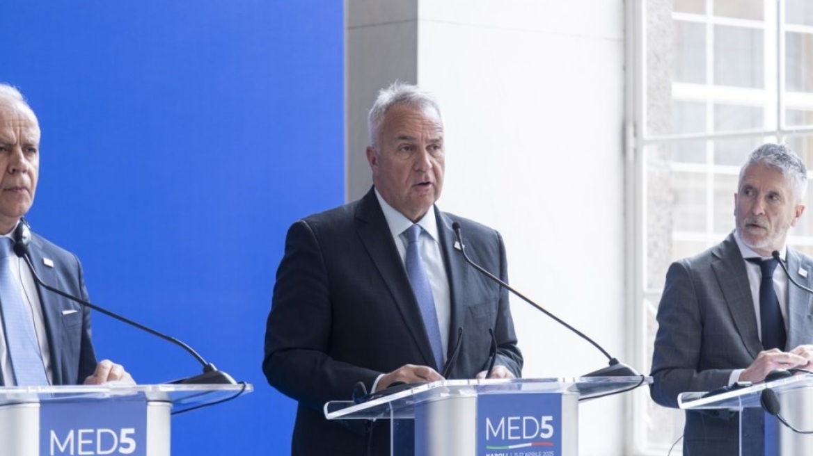 Στη Σύνοδο των MED5 ο Βορίδης: Ισχυρό μήνυμα για τις επιστροφές μεταναστών
