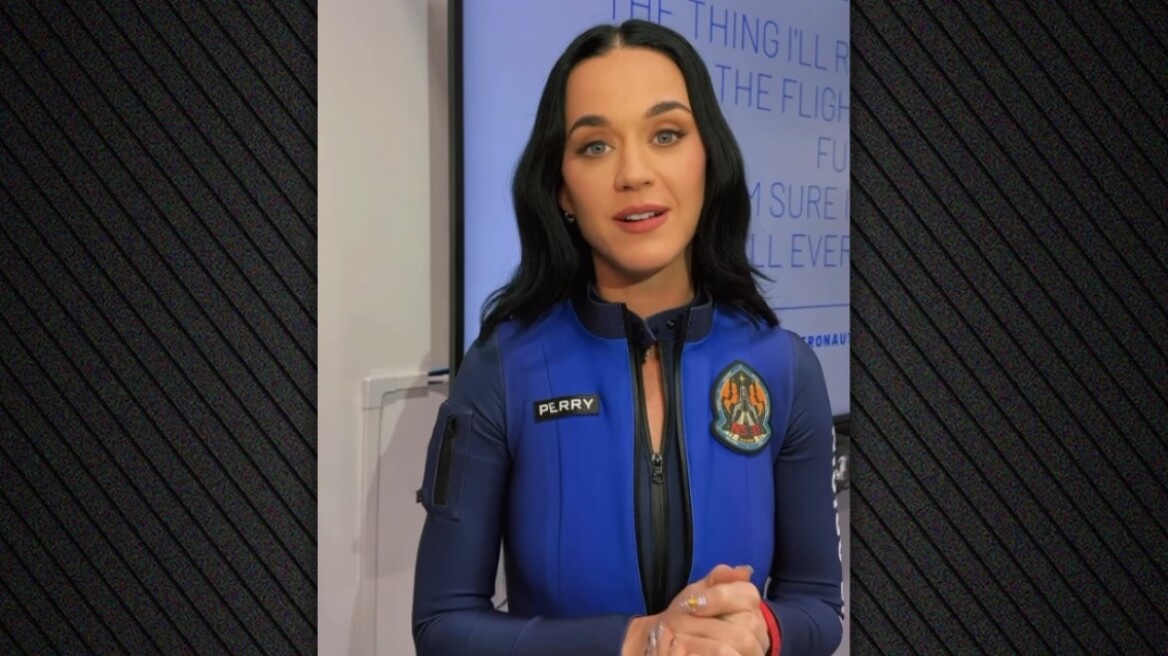 Η Κέιτι Πέρι ετοιμάζεται να ταξιδέψει στο διάστημα - Το βίντεο που ανέβασε πριν την εκτόξευση