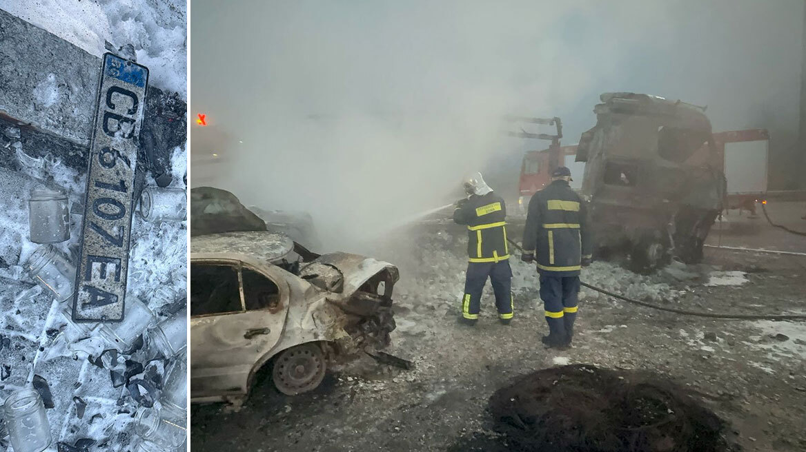 «Βομβαρδισμένο τοπίο» το σημείο της τραγωδίας με τους δύο νεκρούς στην Εγνατία - Οι πρώτες καταθέσεις για το δυστύχημα, δείτε βίντεο και φωτογραφίες 