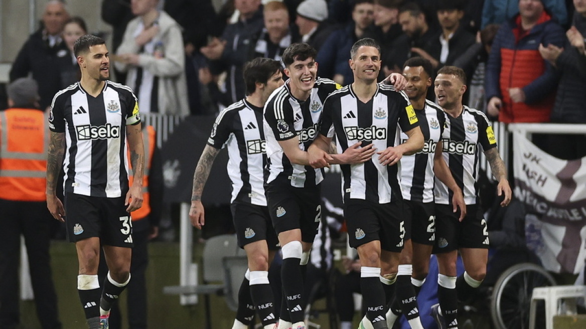 Premier League: Φοβερή Νιούκαστλ διέλυσε με 5-0 την Κρίσταλ Πάλας και ανέβηκε στην 3η θέση - Βίντεο