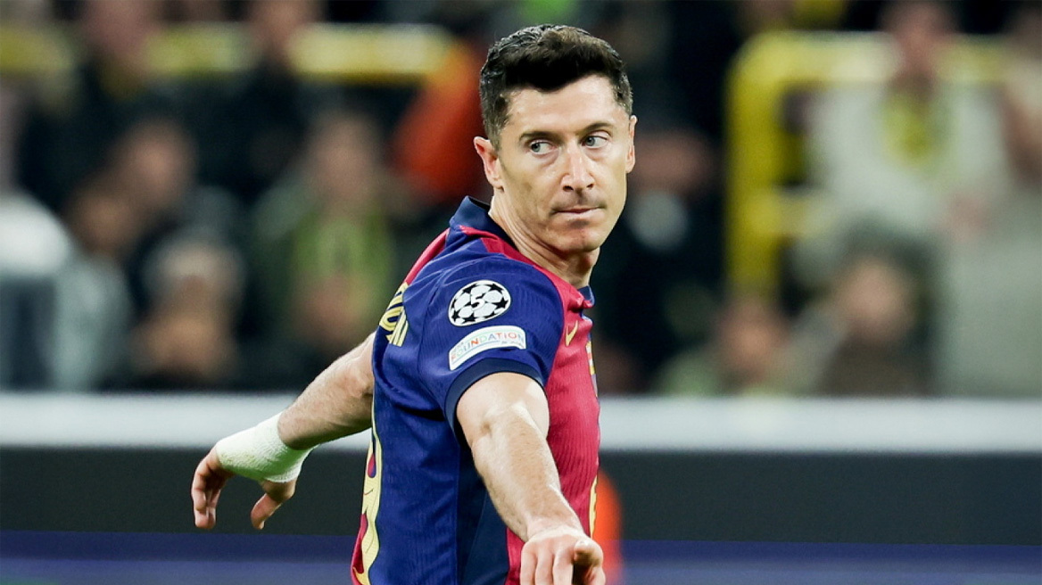 Αγωνία στη Μπαρτσελόνα για τον τραυματισμό του Λεβαντόφσκι, αμφίβολος για τον τελικό του Κυπέλλου με τη Ρεάλ