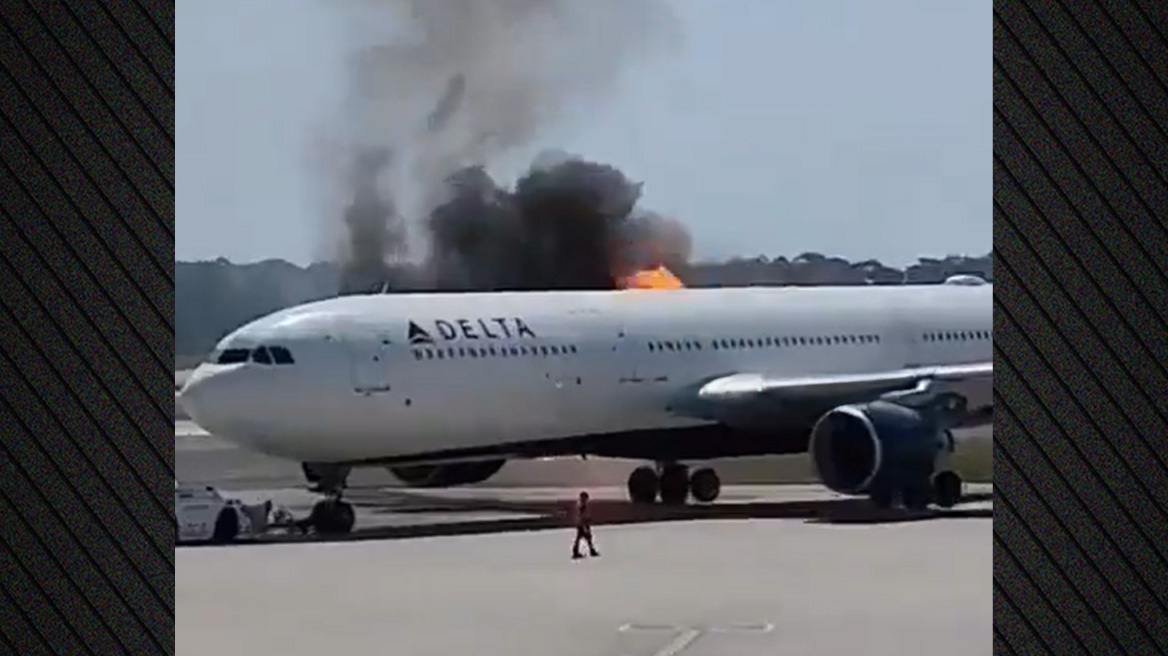 Αεροσκάφος της Delta Air Lines πήρε φωτιά στο αεροδρόμιο του Ορλάντο - Το εγκατέλειψαν οι 282 επιβάτες