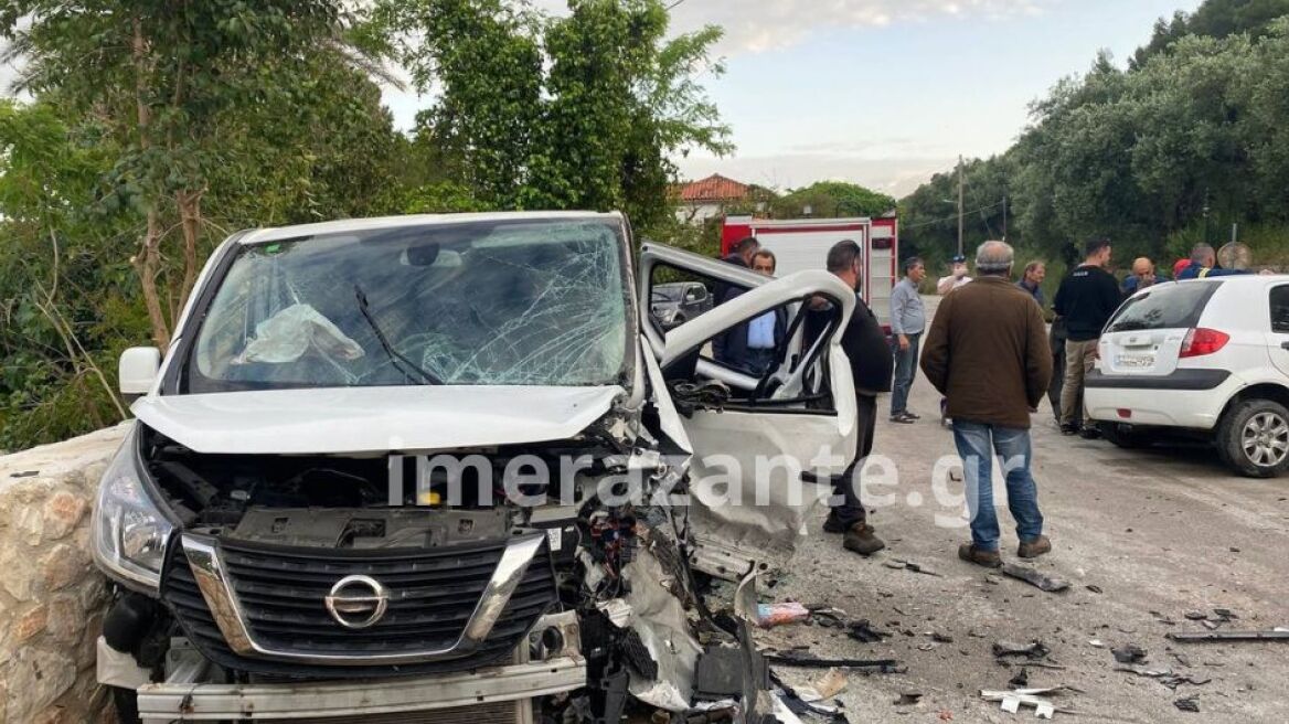 Θανατηφόρο τροχαίο στη Ζάκυνθο: ΙΧ συγκρούστηκε με βανάκι, νεκρός ένας 79χρονος