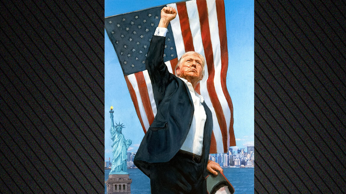 Αυτό είναι το… μυστηριώδες πορτρέτο που δώρισε ο Πούτιν στον Τραμπ - Τον δείχνει πληγωμένο μετά την απόπειρα δολοφονίας