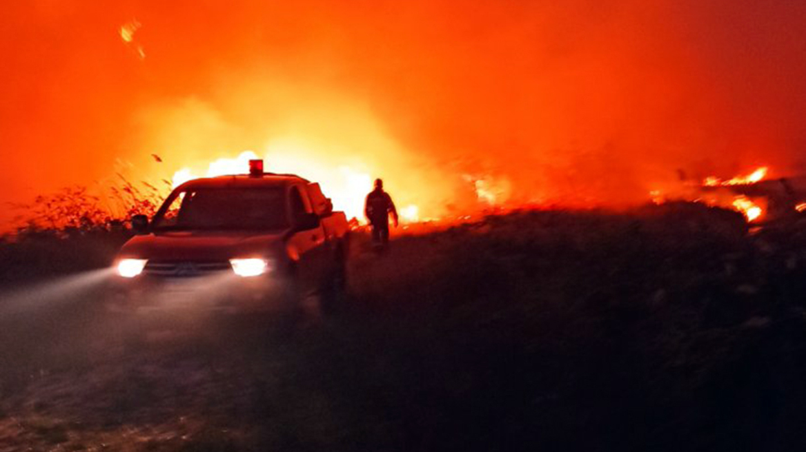 Φωτιά τώρα στην Καβάλα