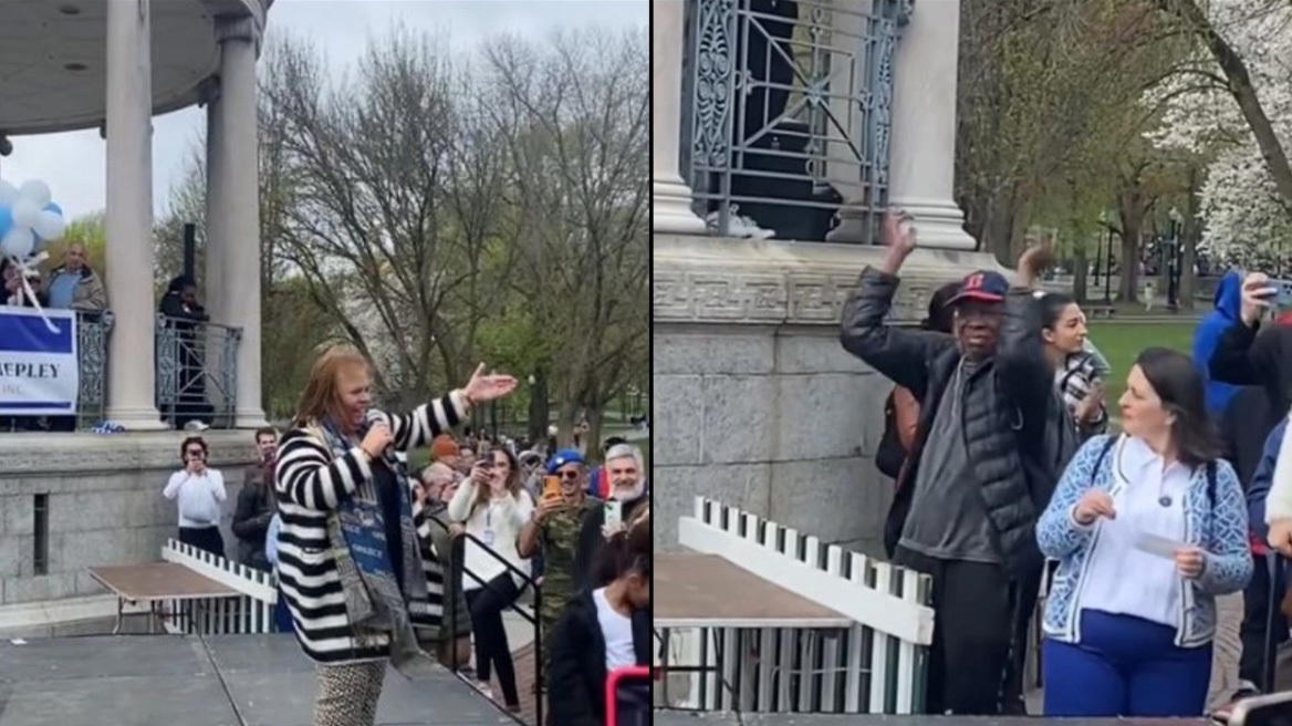 Τα «έσπασαν» με την εμφάνιση της Θώδη στη Βοστώνη: Λικνίστηκαν με το «Γλύκα Γλύκα» οι Αμερικανοί 