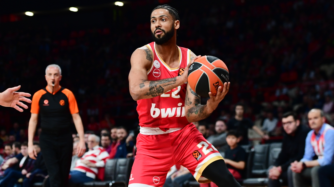 Χωρίς τον Ντόρσεϊ στο Game 3 με τη Ρεάλ Μαδρίτης ο Ολυμπιακός