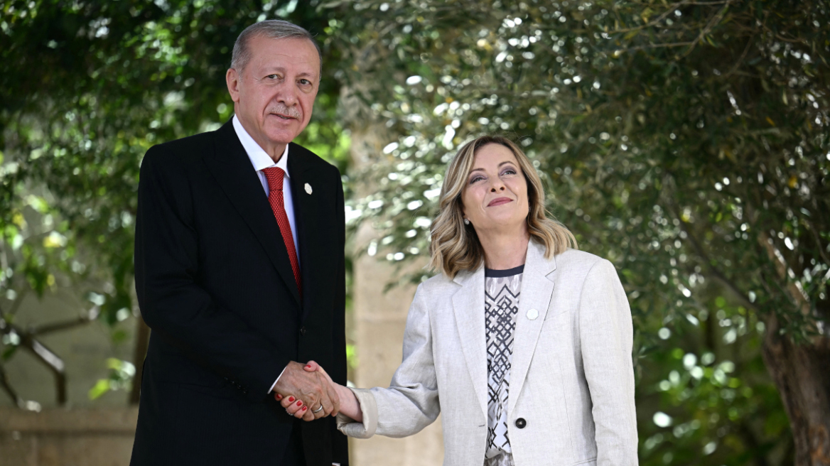 Τηλεφωνική συνομιλία Ερντογάν και Μελόνι για Ουκρανικό και Μέση Ανατολή