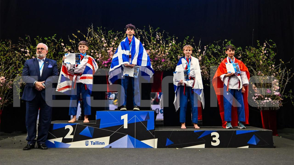 Πρωταθλητής Ευρώπης στο Poomsae Taekwondo, ο 13χρονος Νικόλας Καρακατσάνης