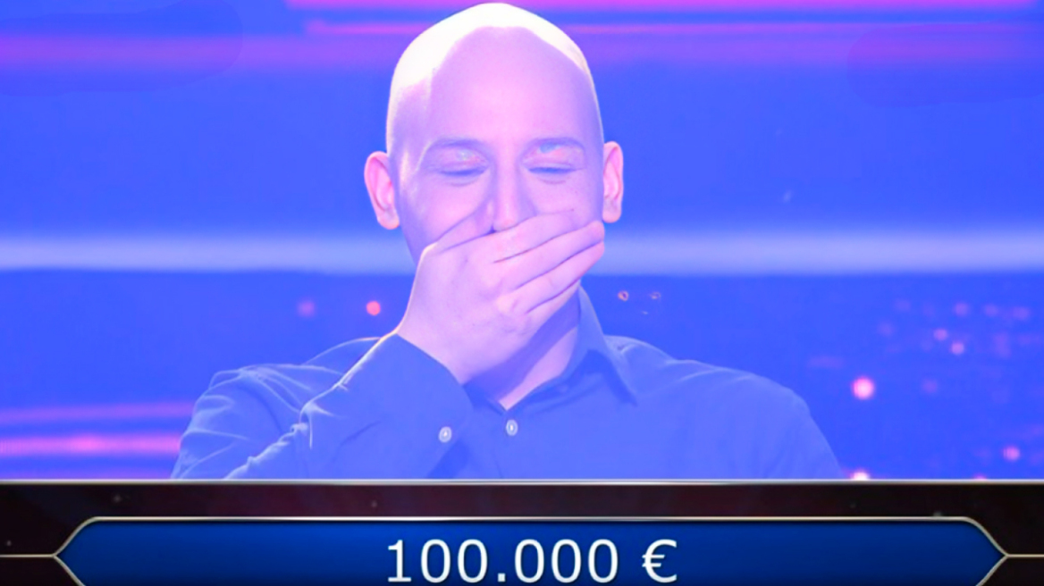 Ο Φίλιππος Μπεκιάρης που κέρδισε €100.000 στον «Εκατομμυριούχο» αποκάλυψε ποια ερώτηση τον δυσκόλεψε