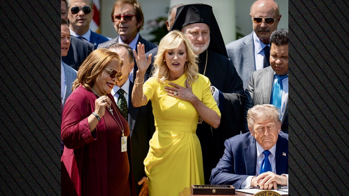 O Αρχιεπίσκοπος Αμερικής Ελπιδοφόρος στον Λευκό Οίκο για την Εθνική Ημέρα Προσευχής