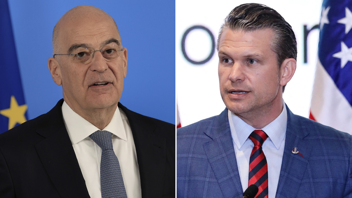 Περιφερειακές εξελίξεις και αμυντική σχέση Ελλάδας - ΗΠΑ στο επίκεντρο της συνομιλίας Δένδια- Χέγκσεθ