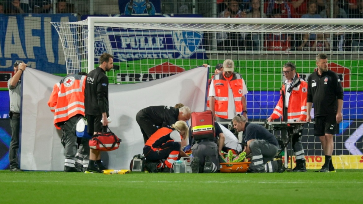 Βίντεο: Πάγωσαν στο Χαϊντεινχαϊμ-Μπόχουμ με τον τραυματισμό του Μίλερ - Του γύρισε η γλώσσα, αποχώρησε με φορείο