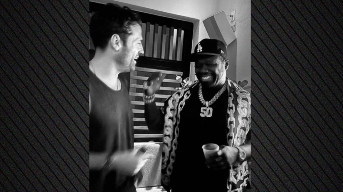 Ο Κωνσταντίνος Αργυρός συνάντησε τον 50 Cent στο Μαϊάμι - Δείτε φωτογραφία
