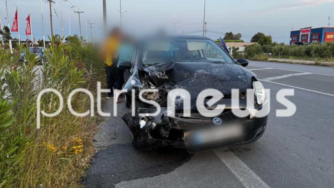 Τρία άτομα, μεταξύ τους δύο παιδιά, στο νοσοκομείο μετά από τροχαίο στον Πύργο - Δείτε φωτογραφίες