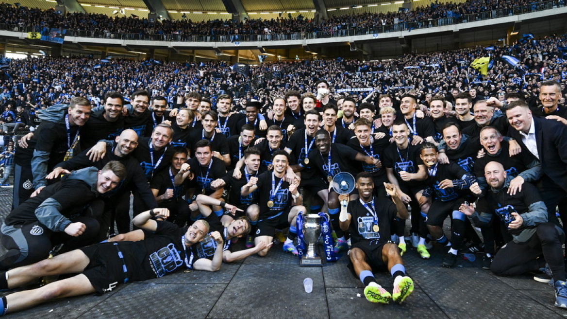 Κυπελλούχος Βελγίου ο Τζόλης,  2-1 η Μπριζ την Άντερλεχτ στον τελικό των Βρυξελλών  - Βίντεο από την απονομή