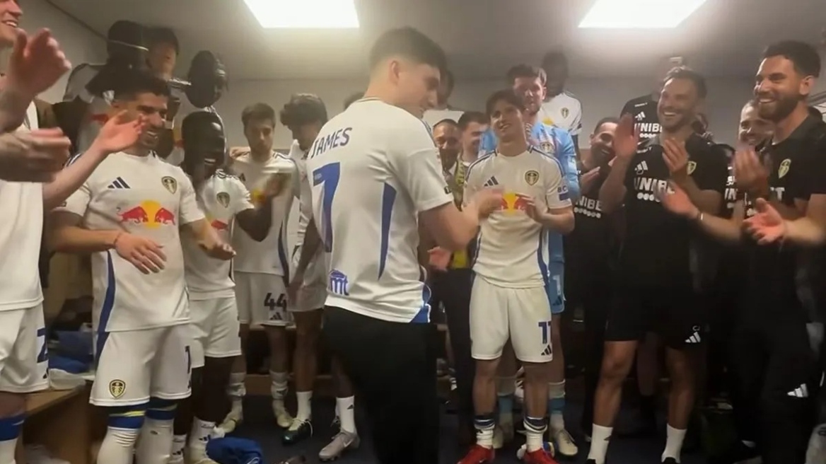 Η Λιντς πανηγύρισε με συρτάκι την κατάκτηση του πρωταθλήματος και την επιστροφή στην Premier League - Δείτε βίντεο