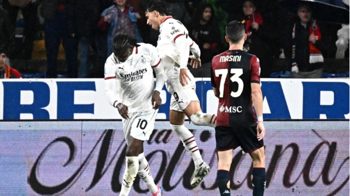Serie A: Η Μίλαν το γύρισε στη Γένοβα και πήρε ανάσα, 2-1 τη Τζένοα - Δείτε τα γκολ 
