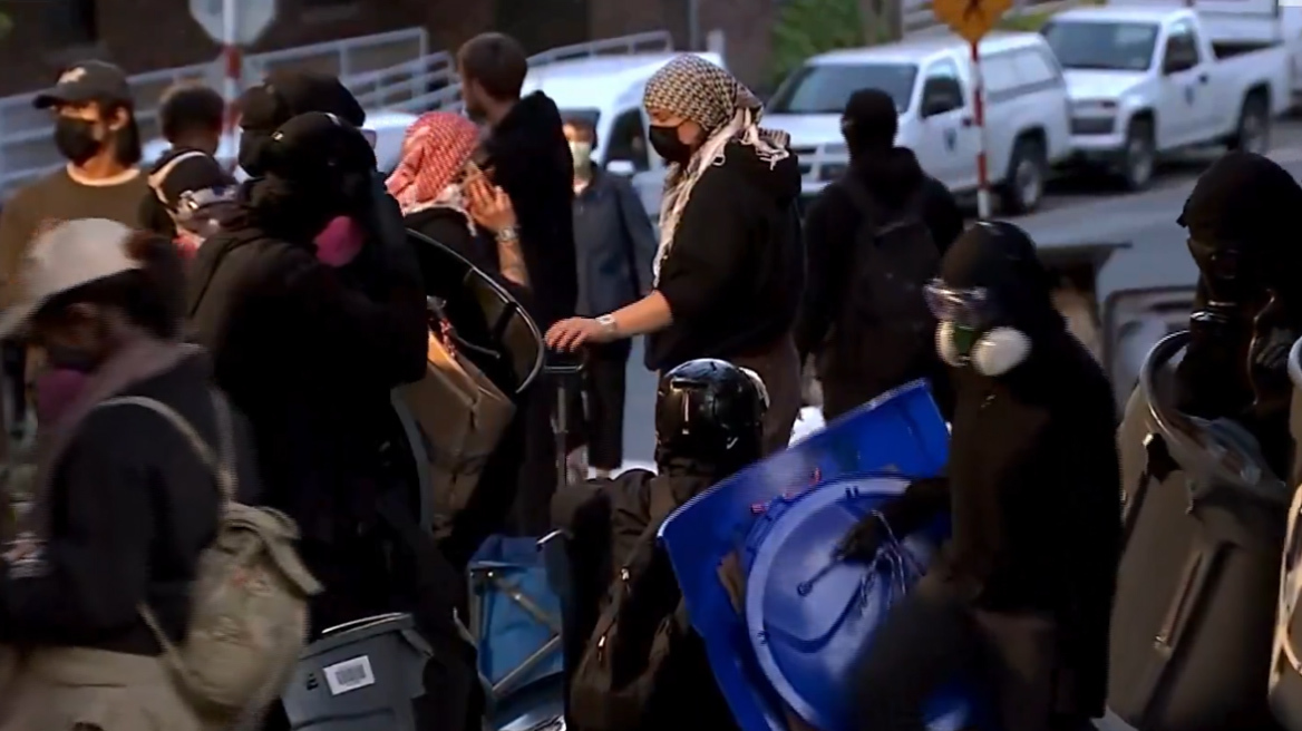 Περίπου 30 συλλήψεις σε διαδήλωση υπέρ της Παλαιστίνης σε πανεπιστημιούπολη του Σιατλ 