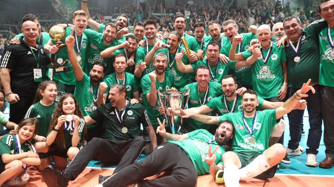 Volley League, Παναθηναϊκός – Ολυμπιακός 3-2: «Σκούπα» και τίτλος για τον ΠΑΟ με ήρωα Κασαμπαλή και ηγέτες Πρωτοψάλτη, Νίλσεν - Βίντεο