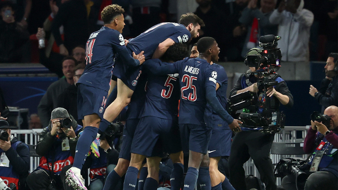 Champions League, Παρί Σεν Ζερμέν - Άρσεναλ 2-1: Άνοιξαν σαμπάνιες... τελικού στο Παρίσι - Δείτε τα γκολ
