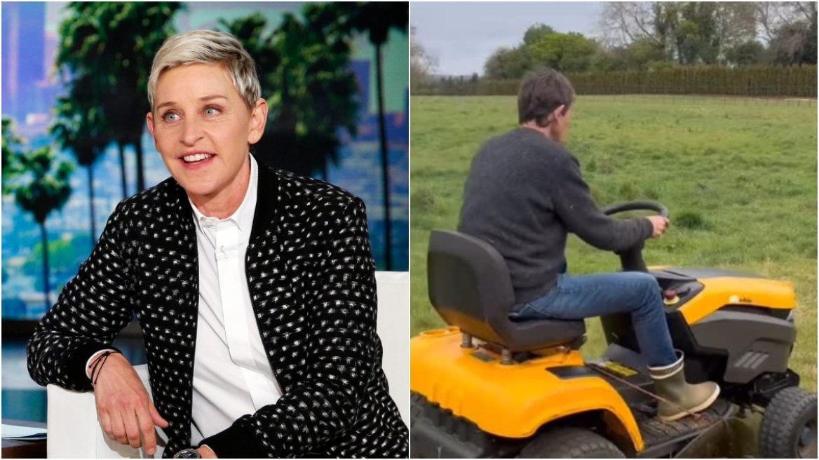 Η Έλεν ΝτεΤζένερις έβαψε τα μαλλιά της καστανά και έγινε αγρότισσα - Δείτε το βίντεο