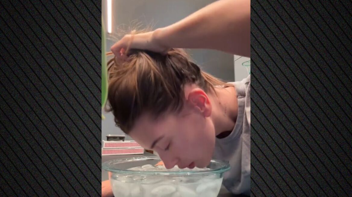 Η Χέιλι Μπίμπερ «πάγωσε» το πρόσωπό της πριν το Met Gala - Το βίντεο με την προετοιμασία της